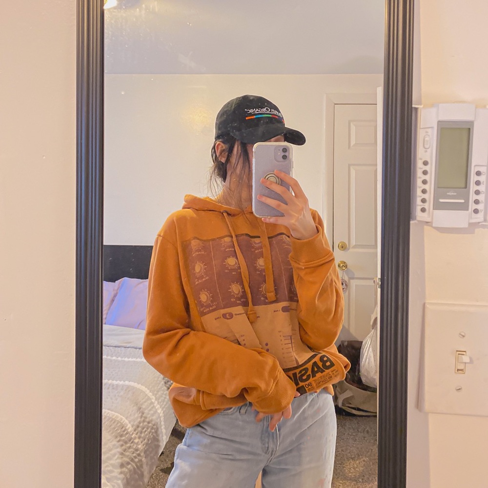 Sun-Moon Vintage Hoodie